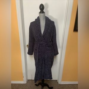 Bearfoot dreams ladies blue robe size s/m